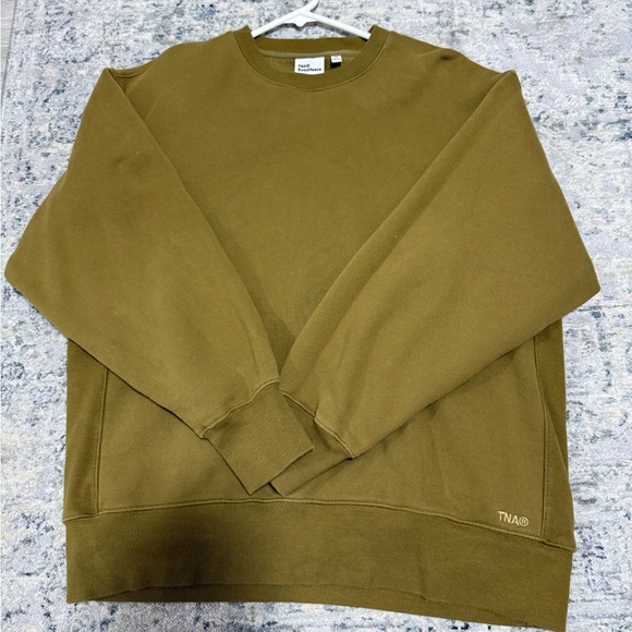 ARITZIA | TNA Cozy Sweatfleece Boyfriend Crew Sweatshirt - Picture 1 of 5